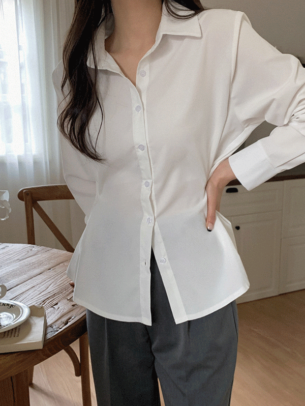 이르 투웨이 여리핏 슬림 라인 셔츠 - 3color